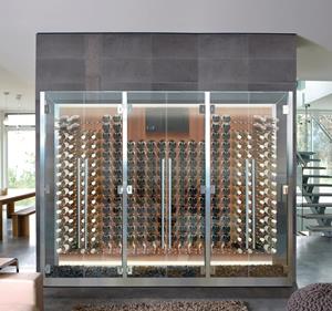 Vinotemp Glass Cabinet with Peg Racking