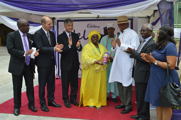 Daniel Myers celebrates our new Bounvita plant opening in Lagos Nigeria with local leaders and government officials..jpg