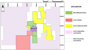 Figure 1: Marimaca District Area Under Coro Control