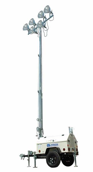 25' Hydraulic Metal Halide Light Tower with 20kW Generator and Water Cooled Diesel Engine