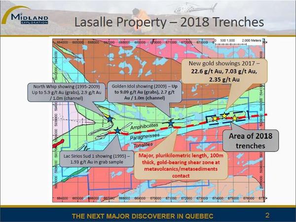Lasalle Property - 2018 Trenches
