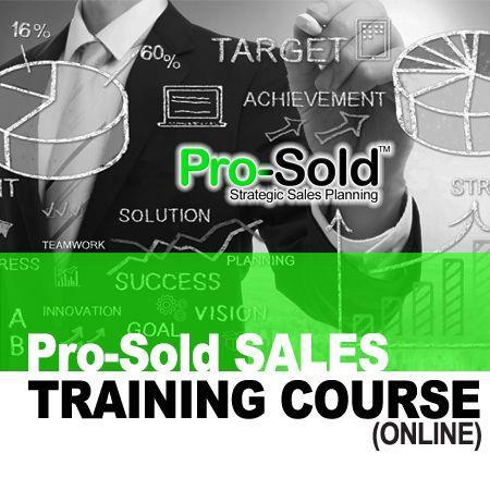 Pro-Sold Sales Training Course