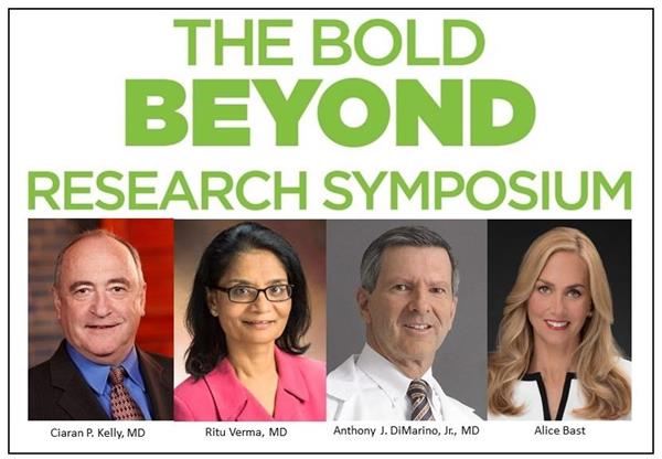 The November 9, 2017 Bold Beyond Research Symposium is free and open to the public, including live webcast.