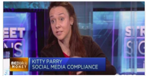 Kitty Parry Founder and CEO of Social Media Compliance Speaks on CNBC
