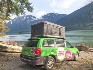 JUCY RV Rental at Lillooet Lake, British Columbia