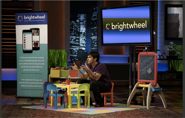 Brightwheel founder and CEO Dave Vasen pitches the software platform on ABC’s ‘Shark Tank,’ securing the backing of investors Mark Cuban and Chris Sacca during Season 7.