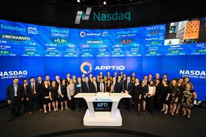 Apptio, Inc. (Nasdaq: APTI) Rings The Nasdaq Stock Market Opening Bell in Celebration of IPO.