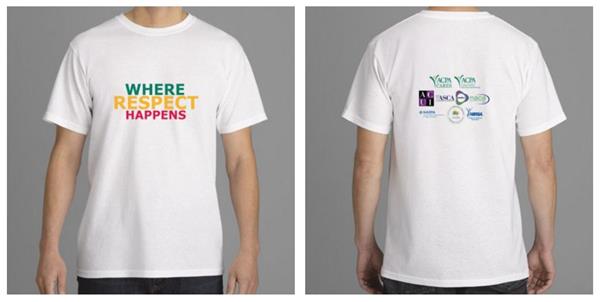 Where Respect Happens t-shirts available