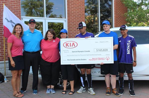 Best-Ever July Sales Helps Kia Canada Inc. Raise $165,820 for Special Olympics Canada