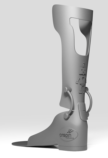 Crispin Orthotics HP 3D printed production part