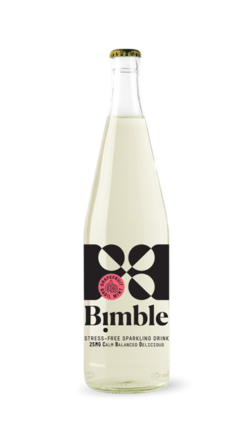 Bimble sparkling CBD drink.