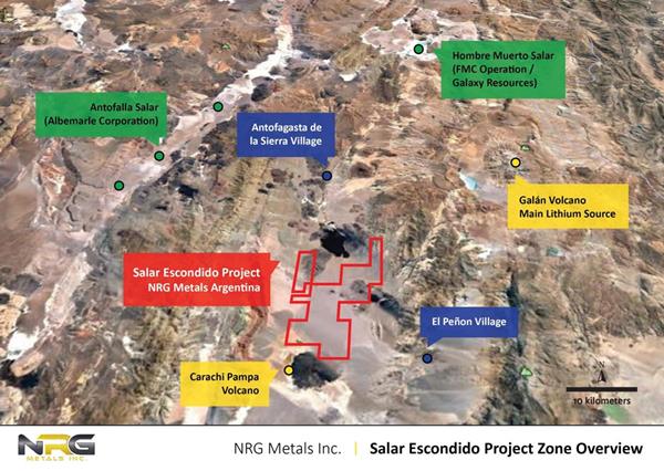  Salar Escondido Project Zone Overview