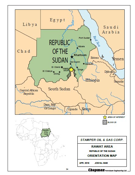 Chapman Updates NI 51-101 Report with 22% Increase in Evaluated Reserves to 182 Million Barrels for Sudan Project