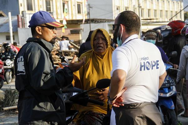 Project HOPE's emergency responders supporting survivors in Indonesia 