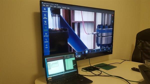 Remote surveillance test setup at DNV GL offices. 