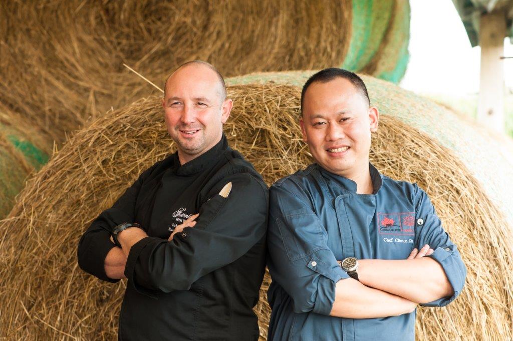 Chef Mills and Chef Zhu