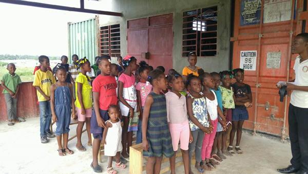 Haitian children at orphanage