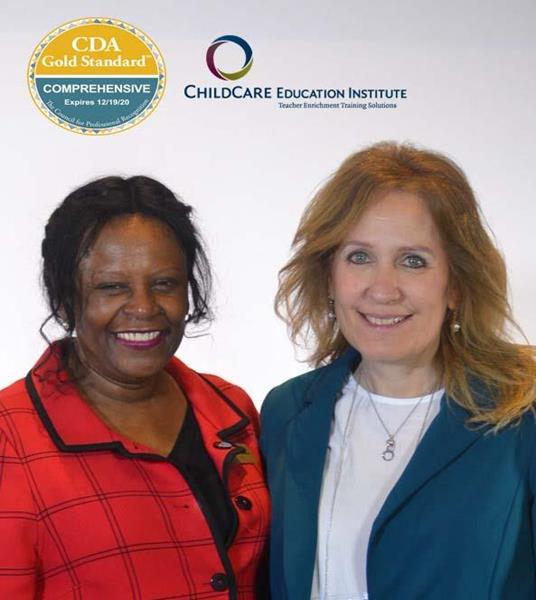 Valora Washington (left), Chief Executive Officer, Council for Professional Recognition and Maria C. Taylor (right),  President and CEO of ChildCare Education Institute