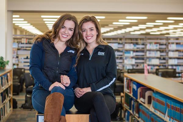 Caption: Annie (l) and Mary (r) Karsten are Business Scholars at Concordia University Wisconsin. They will earn their undergraduate and MBA in four years for the price of just one degree.