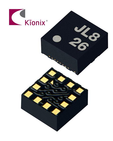 Kionix's New KX126 Tri-Axis Accelerometer