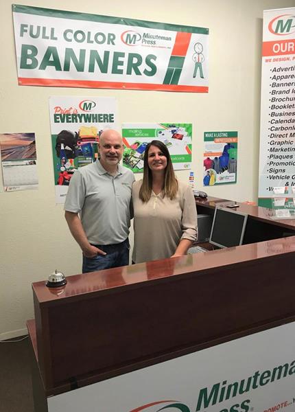Jeff and Dawn Brown own their Minuteman Press design, marketing, and printing franchise in Kent, Washington. http://www.minutemanpressfranchise.com