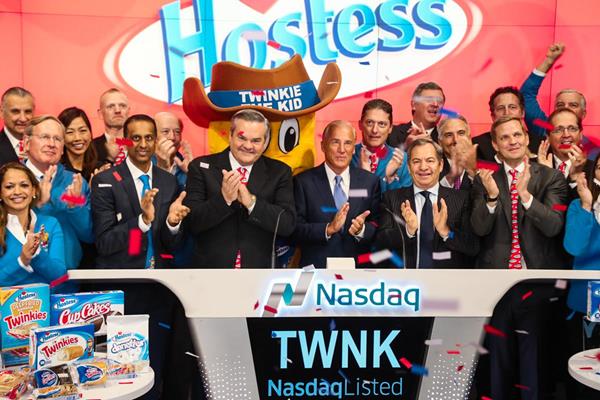 Hostess Brands, Inc. Rings The Nasdaq Stock Market Opening Bell in Celebration of Listing
