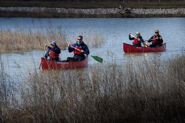 In addition to a kayak and canoe launch for park visitors to enjoy, Howard Marsh Metropark features 2,500 feet of natural stream channel and 92 acres of open water wetlands that will benefit more than 28 different fish species.