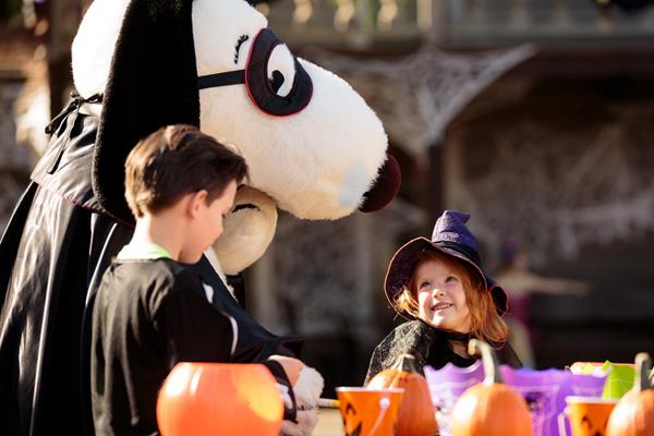 Kids can join Snoopy, Charlie Brown and the Peanuts Gang at Camp Spooky starting Saturday, Sept. 29.