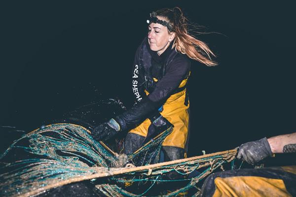 Sea Shepherd crew works day and night to remove illegal nets from the vaquita habitat in order to safeguard survival of critically endangered vaquita porpoise