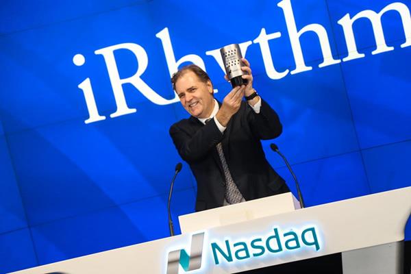 iRhythm Technologies, Inc. (Nasdaq: IRTC) Rings The Nasdaq Stock Market Closing Bell in Celebration of its IPO