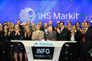 IHS Markit (Nasdaq INFO) Rings The Nasdaq Stock Market Opening Bell.jpg
