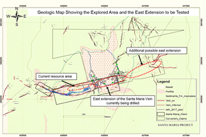 Santa Maria Geologic Map Showing East Extension to be Tested