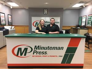 Betsy and Dustin Tino - Minuteman Press printing franchise owners - Fairmont, Minnesota http://www.minutemanpressfranchise.com
