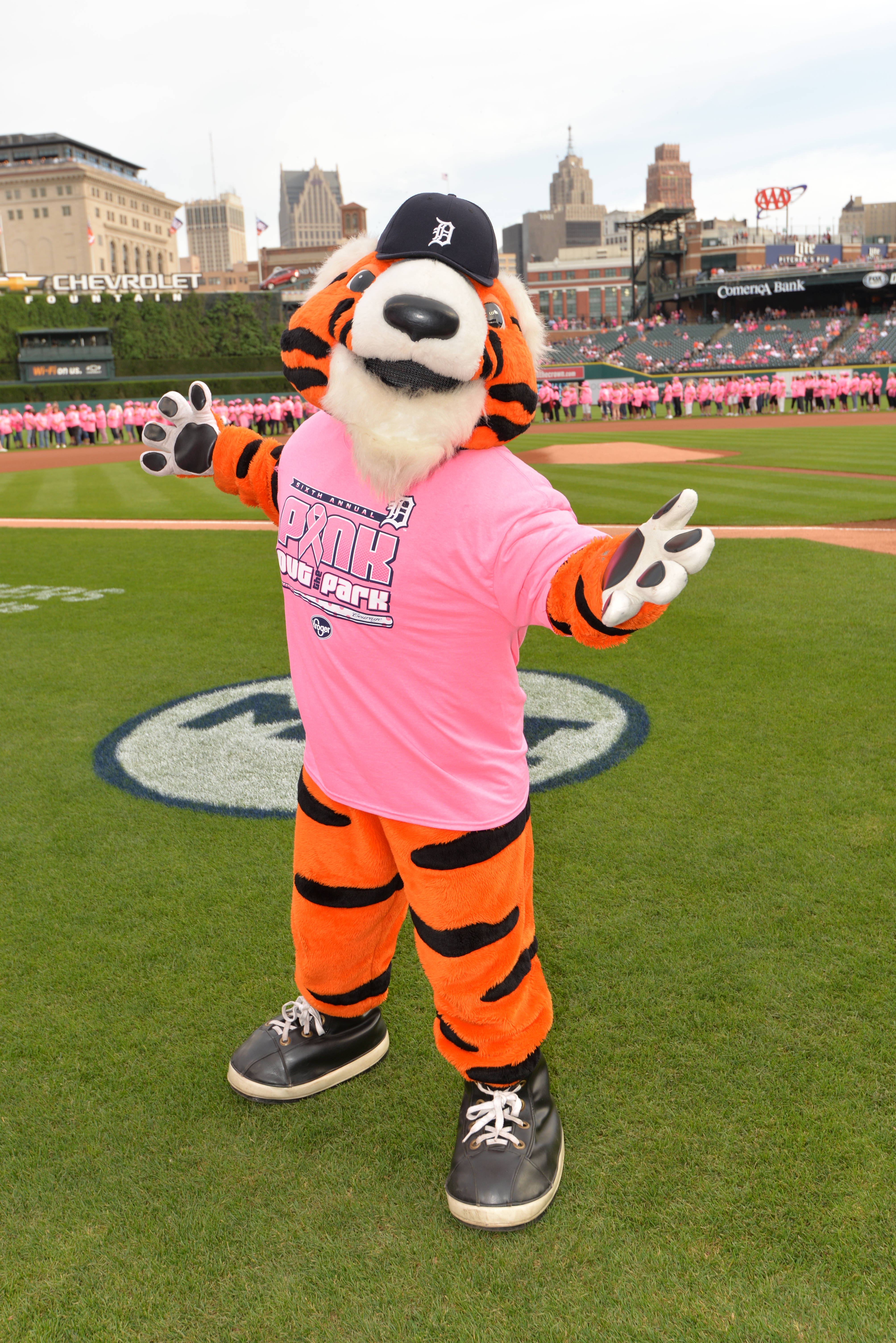 Detroit Tigers seventh annual Pink Out the Park Sunday, May