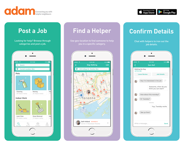 How to Use the Adam App