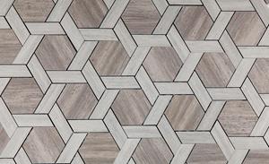 Taupe Blend Hex Weave