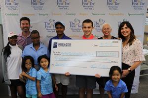 Greater Hudson Bank presents The First Tee of Metropolitan New York with a check for $10,000.00