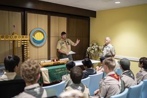 Boy Scout Troop 313 in Clearwater Community Volunteers Center