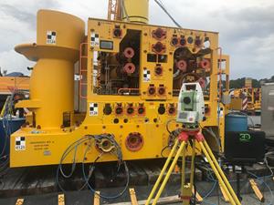 3D Terrestrial scan for subsea placement and dimensional control