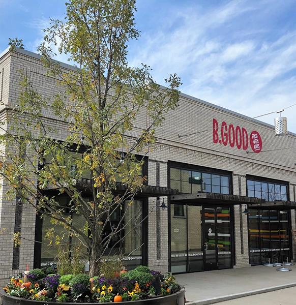 B.GOOD's first location in the Chicago metropolitan area opens on Thursday, October 25, 2018 at Mellody Farm in Vernon Hills. 