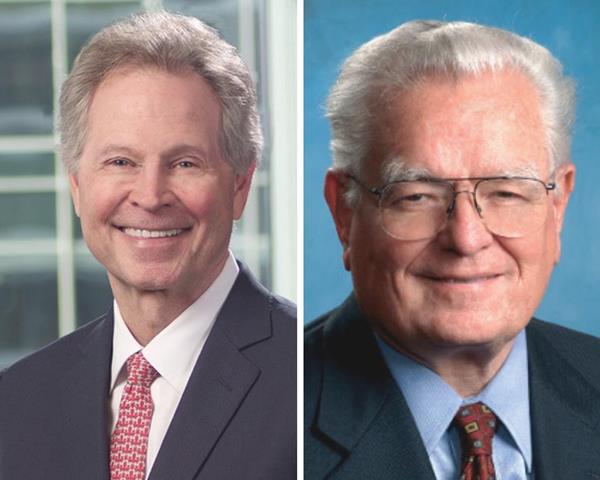 2018 Honorees (left to right):
Cole Finegan - Hogan Lovells;
Roy Romer - Former Colorado Governor