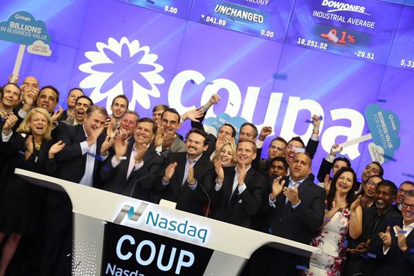 Coupa Software (Nasdaq: COUP) Rings The Nasdaq Stock Market Opening Bell in Celebration of IPO