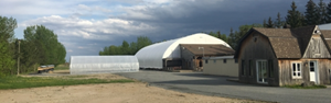 External View of BlockchainDome and Greenhouse