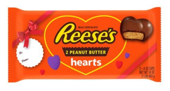 REESE'S 1lb. Peanut Butter Hearts 