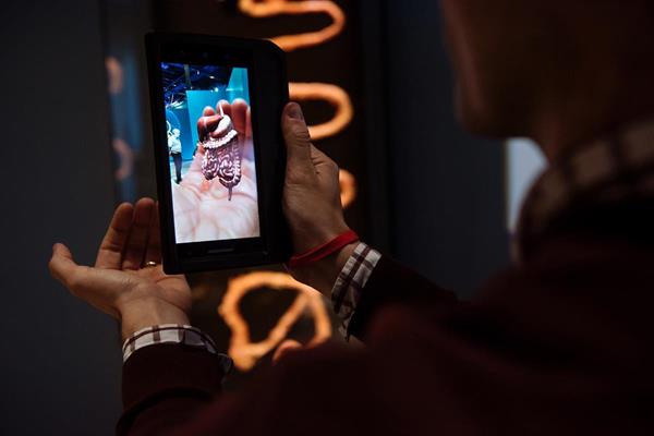 The Tech's custom AR system, Iris, allows visitors to step inside a giant eyeball, walk all the way around a beating heart and explore human anatomy like never before. 