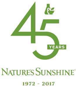 Nature's Sunshine Products, Inc. 45th Anniversary Logo