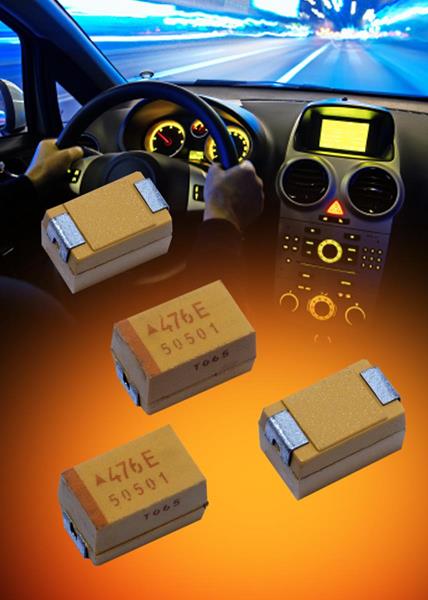 AVX Adds New Case Size & Codes to its Automotive-Grade TRM Professional Series Ultralow-ESR Tantalum Capacitors
