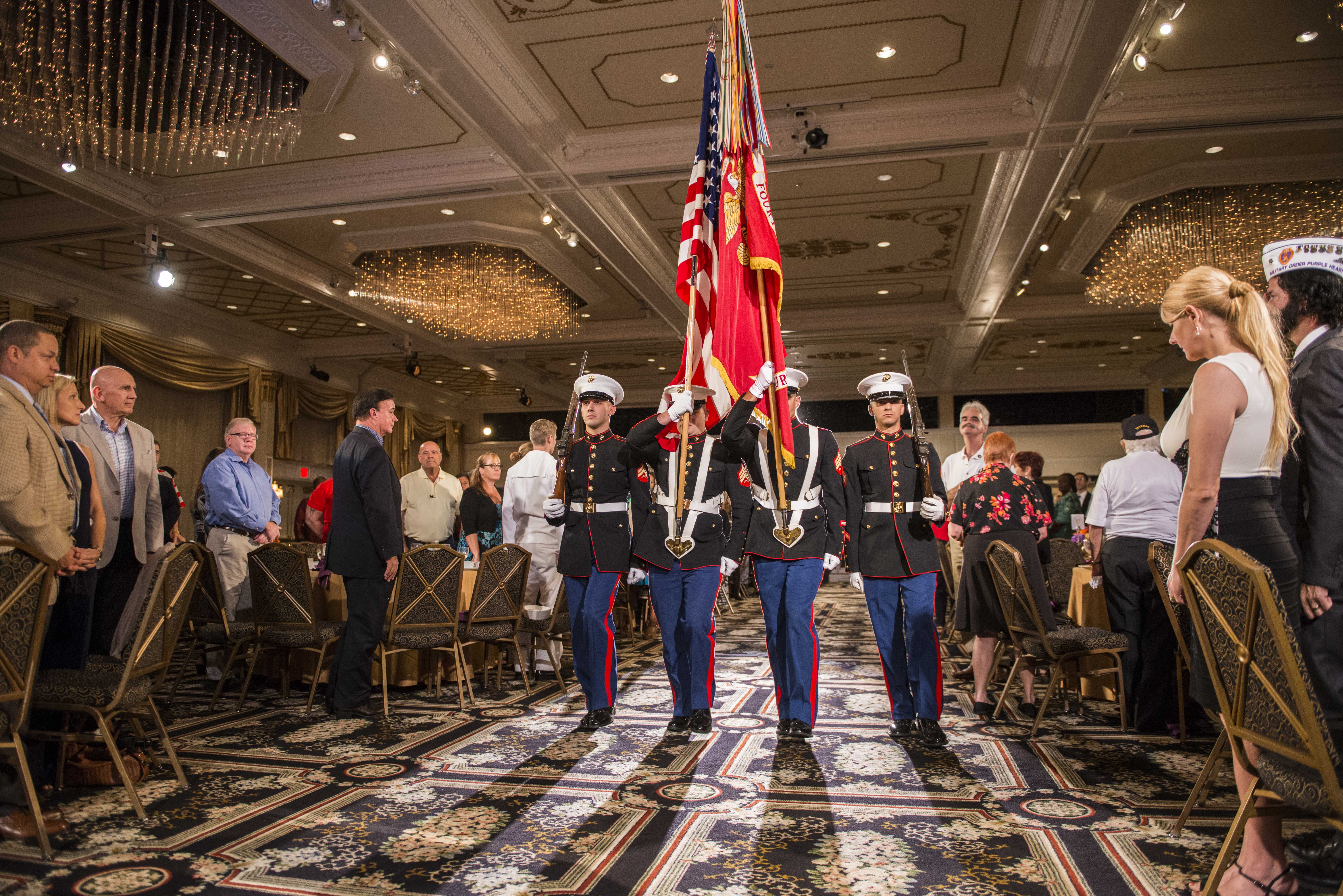 Marine Color Guard at Purple Heart Event in the Fort Harrison.jpg