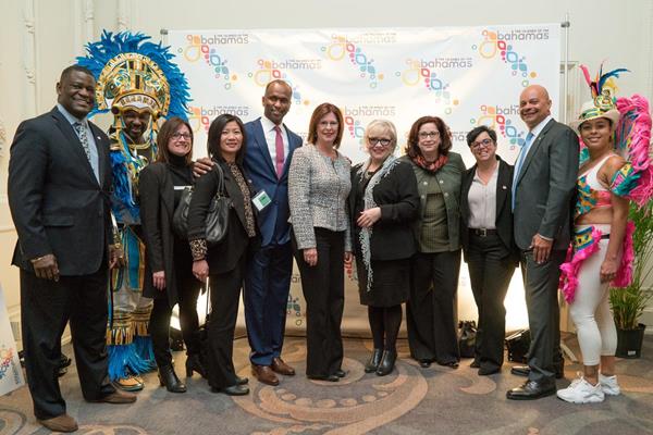 Canadian Tour Operators pose with Bahamas Tourist Office (BTO) Canada team and Deputy Director General at the Ministry of Tourism and Aviation, Ellison "Tommy" Thompson.