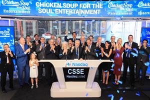 Chicken Soup for the Soul Entertainment (Nasdaq: CSSE) Rings The Nasdaq Stock Market Opening Bell to Celebrate Its IPO